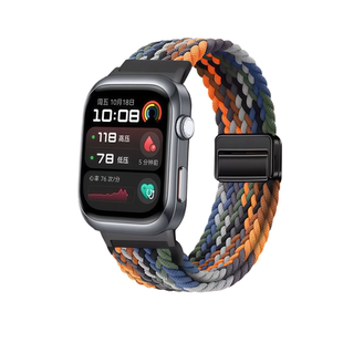 适用华为watch d2手表表带watch d编织磁吸扣透气腕带政企版擎云H9D20智能运动血压手表D2尼龙松紧弹力表带