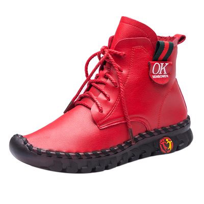 软底软面爆款舒适加绒加厚短靴