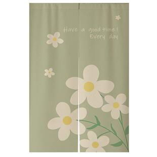 门帘隔断帘免打孔厨房卧室房间卫生间布帘遮挡帘分隔布帘磁吸帘子