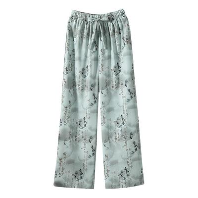 高腰国风耶芙茹阔腿裤运费险