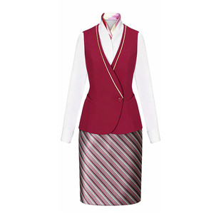 空姐制服女夏空乘职业装高端餐饮服务员会务珠宝店工作服套装