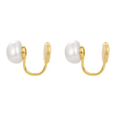 天然淡水珍珠耳夹无痛感不滑落