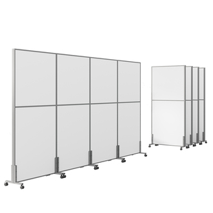 车间仓库移动隔断墙  办公室屏风活动隔板 工厂库房推拉隔离挡板