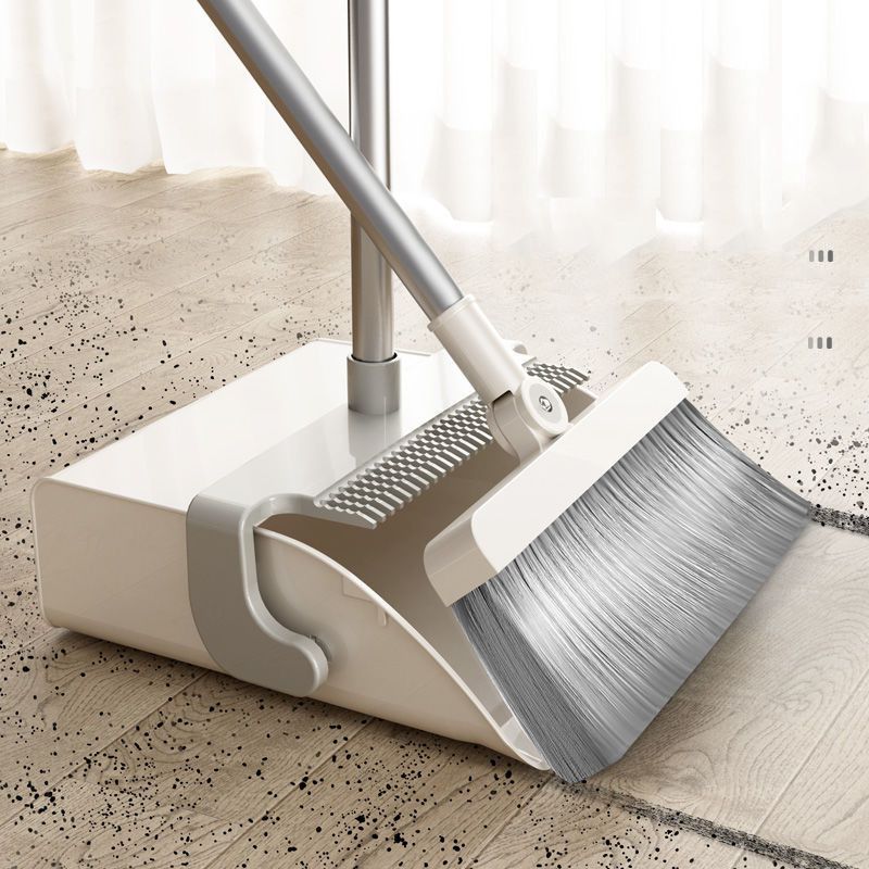 折叠扫把簸箕套装家用带旋转扫地扫帚软毛头发懒人拖把梳齿神器