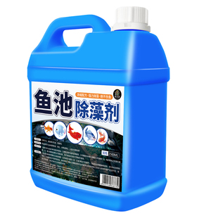 鱼池绿水绿藻青苔除藻剂浮萍水藻除垢剂高效除藻不伤鱼鱼缸净水$
