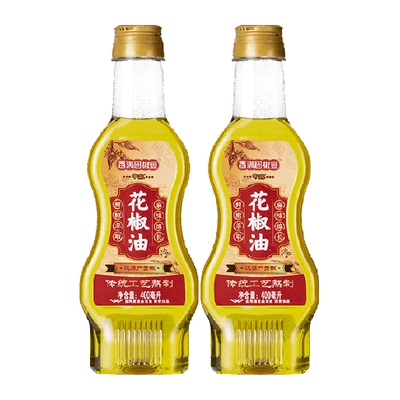 香满园椒宴中麻花椒油400ml×2瓶