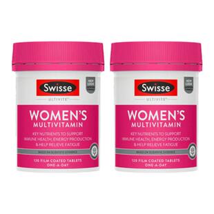澳大利亚直邮swisse斯维诗女性复合维生素缓解压力焦躁120粒 *2盒