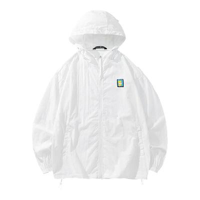 THE SIMPSONS辛普森一家防晒衣夏季透气纯色简约户外防紫外线外套