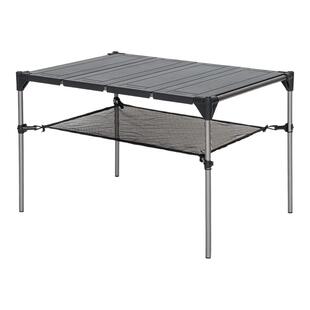 黑鹿户外几何折叠桌野餐烧烤露营摆摊多功能铝合金便携桌子拼接