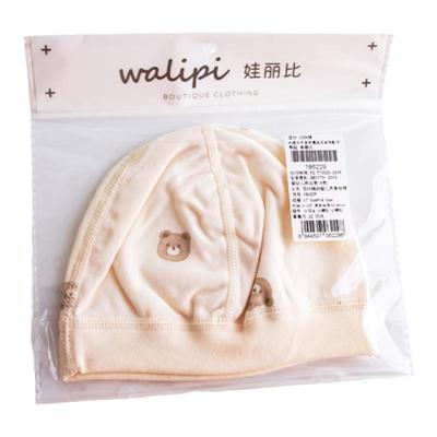 娃丽比纯棉胎帽圆顶保暖新生儿