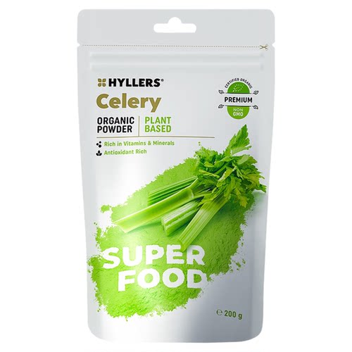 芬兰进口Hyllers纯有机西芹粉羽衣甘蓝膳食纤维超级食物冲饮粉