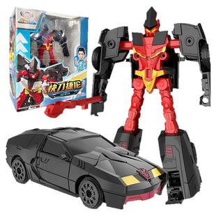 正版咖宝车神快刀捷伦变形机器人儿童玩具男孩汽车机甲金刚卡咔宝
