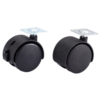 万向轮办公椅滑轮移动底座带刹车