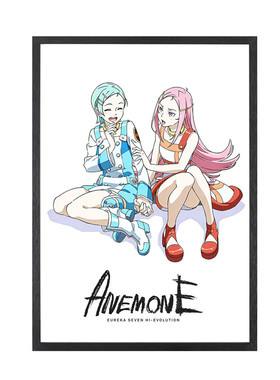交响诗篇海报Eureka Seven动漫周边装饰画机甲科幻少女艺术墙贴