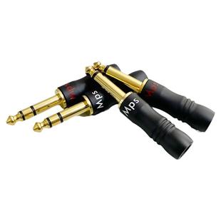 Mps镀金6.5音频插头6.35焊接头音响大二三芯话筒耳机单双声道