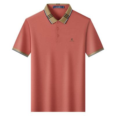 梦特娇天丝桑蚕丝凉感珠地polo衫