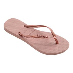 Havaianas哈唯纳Slim Logo Metallic夏新款夹脚女人字拖外穿拖鞋