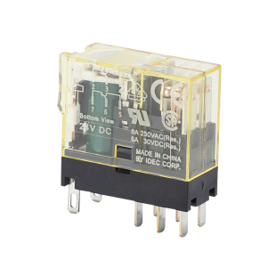 IDEC和泉继电器RJ2S-CL-D24中间继电器RJ1S-CL-d24薄型继电器 8脚