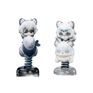 定金哔哩哔哩APEX 明日方舟Happyhake系列摇摇乐银灰&初雪Q版手办