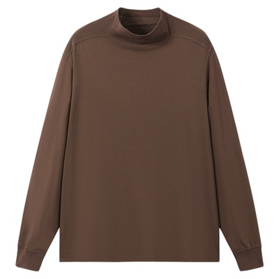 MOSEALAND液氨丝光匹马棉长袖T恤