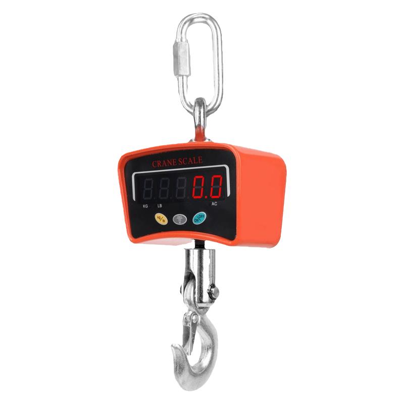 电子吊秤高精度1000公斤工业吊秤高清显示大型电子铝壳加厚挂钩秤