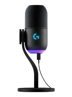 罗技Blue Yeti GX动圈麦克风RGB流光收音降噪K歌电脑游戏开黑直播