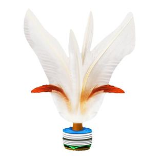 大白毽子儿童成人运动专用毽球踢毽子小学生腱子比赛专用专业键子