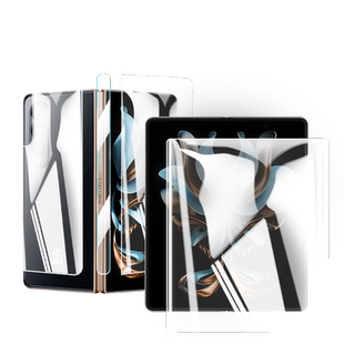 适用三星w25折叠屏Zfold7保护膜w24防爆内手机Z心系天下6贴水凝软钢化2023外屏fold5背铰链镜头4防窥23磨砂22