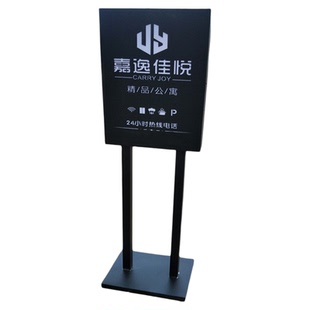 落地双面灯箱广告牌LED门头亚克力店铺方形圆形悬挂墙式招牌定制