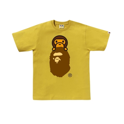 BAPEBABYMILO卡通小猴猿人T恤