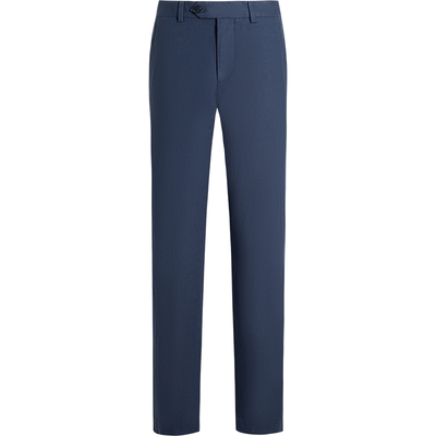 布克兄弟25男士棉麻休闲裤