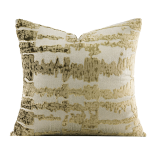 柏洛斯The Eternal Wave进口金丝绒面料会所家具展厅沙发抱枕靠垫