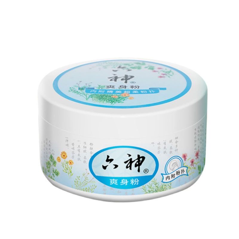 六神爽身粉舒缓清凉私处官方旗舰店老成人非儿童痱爽肤粉子女男士