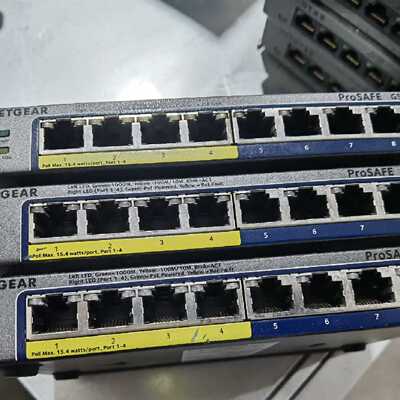 原装网件NETGEARGS108PEv38口千兆4口