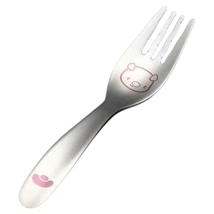 316不锈钢儿童勺子宝宝吃饭可爱叉子勺子家用高颜值小勺汤匙餐勺