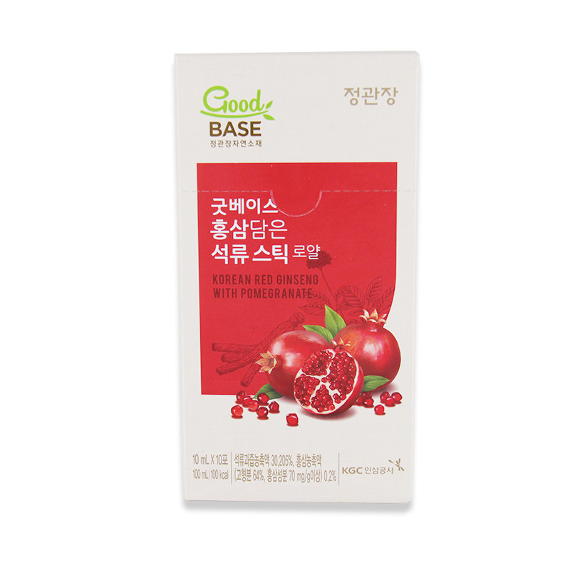 韩国正官庄good base红石榴浓缩液  高丽参浓缩液滋补品10ml*30包