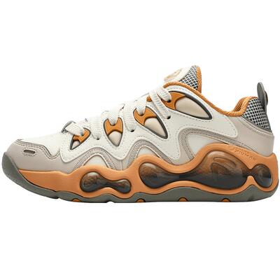 FILA FUSION斐乐潮牌女鞋VERTICAL复古篮球鞋2023冬季融裂鞋