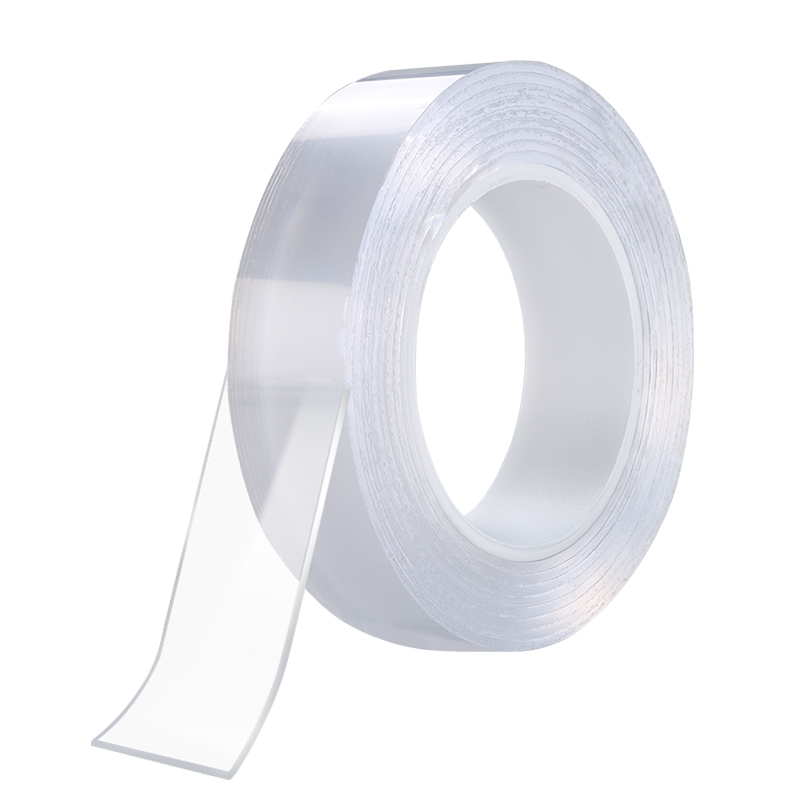 抖音纳米双面胶高粘度 不伤材料强力无痕胶带魔力胶带透明防水墙面车用不留痕迹魔力加厚胶布耐高温万能粘贴