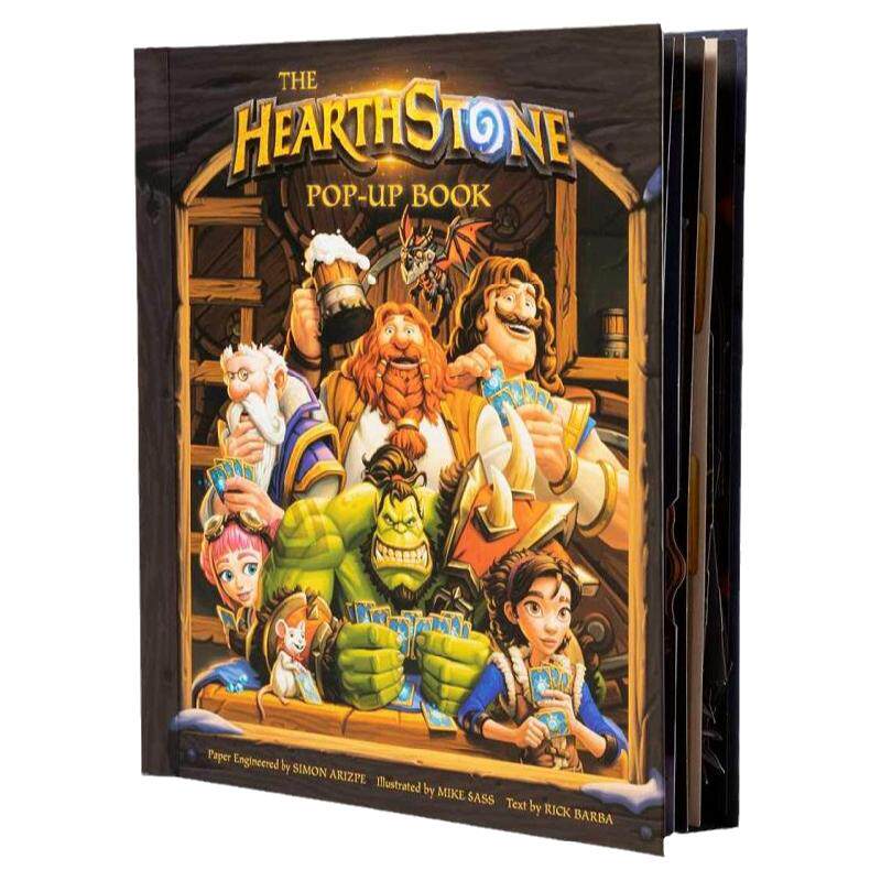 立体书 炉石传说 英文原版 The Hearthstone Pop-up Book Mike Sass Insight 