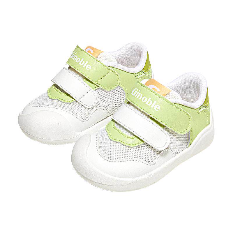 基诺浦机能鞋夏季透气清新撞色宝宝学前鞋GB2439