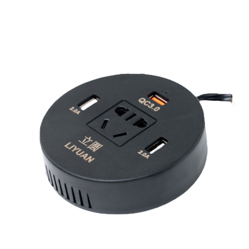 车载逆变器12V24V转220V汽车货车点烟器转换插排充电器扩展快充