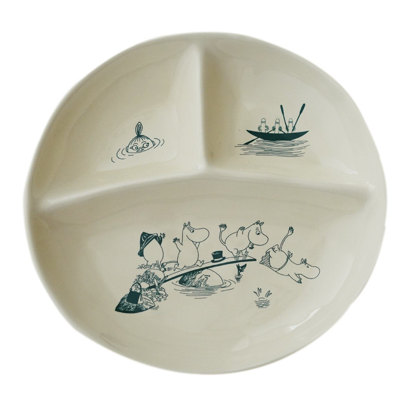 MOOMIN姆明正版授权陶瓷分格盘