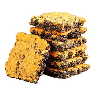 黑金蟹黄锅巴蛋黄黑米肉松糯米网红爆款解馋零食蟹香乌米小袋包装