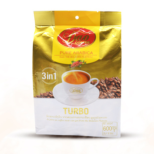 老挝进口DAO牌速溶三合一特浓500g/600g袋条装 咖啡粉豆高原特产