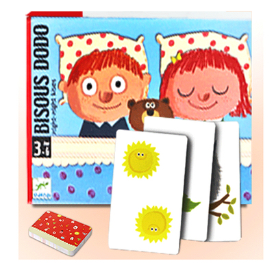 2+djeco晚安亲亲桌游益智低幼