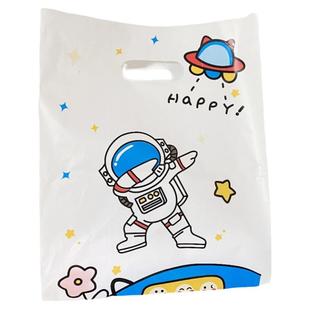 太空宇航员国潮塑料手提袋烘焙甜品蛋糕外卖袋服装衣服购物袋现货