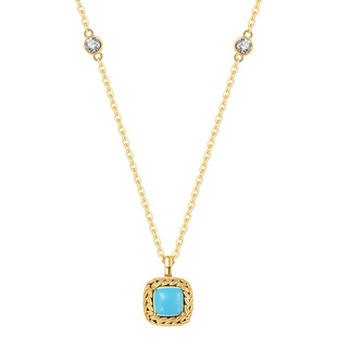 CIGALONG龙梓嘉麦穗锦鲤纹项链绿松石戒指耳钉东方悠然新中式珠宝