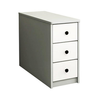 迷你床头柜书桌边柜超窄款粉色