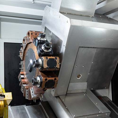 厂家供应车铣一体机可配分度卡盘 送料架 动力刀塔车铣复合数控机