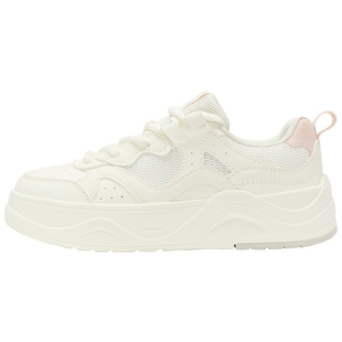 乔丹女鞋厚底板鞋2025秋季新款轻便耐磨休闲鞋百搭时尚增高运动鞋